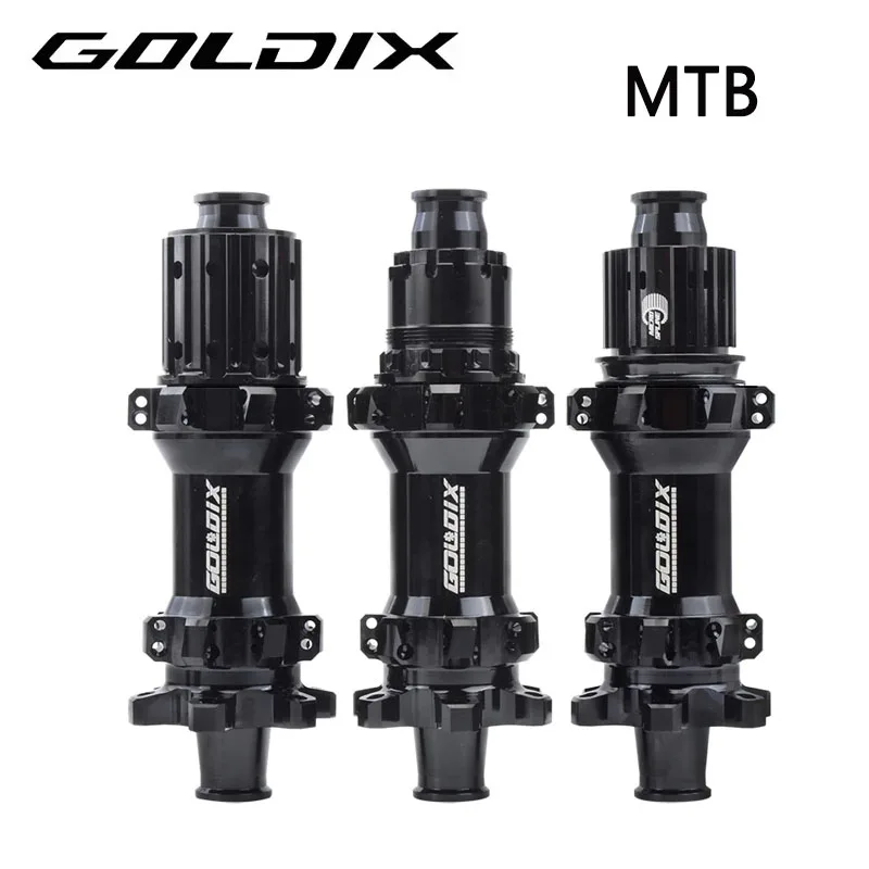 

GOLDIX GDX310 BOOST Bicycle Hub Disc Brake Hub Sealed Bearing Six-Nail Thru Axle Quick Release 36T/60T HG XD MS bmx rear hub