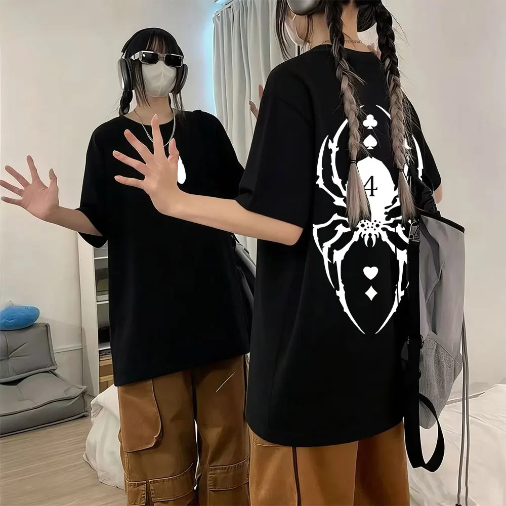 

Anime Hunter X Hunter Merch T-shirt Phantom Troupe Spider Graphic T Shirts Men Women Casual Vintage Cotton T-shirts Streetwear