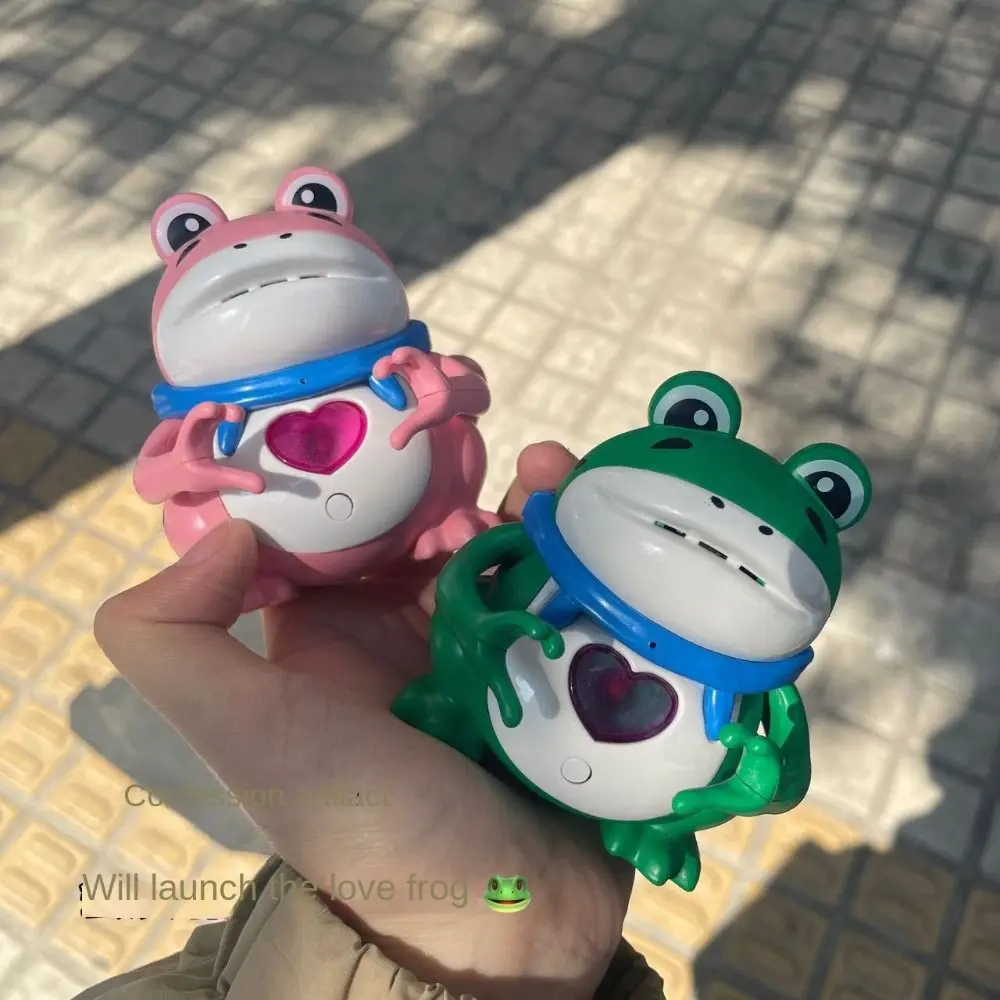 Confession Frog Flash Sound Toys Talking I Love You Luminous Frog Flash Model Anime Love Gesture Duck Sound Heart Led Toy