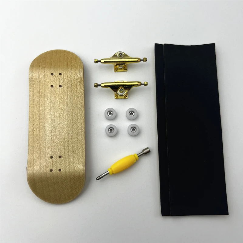 New Shape Truck Fingerboard 34mm Complete Finger Skate Board Set Professional Mini Skateboard Toys for Fingerboarders