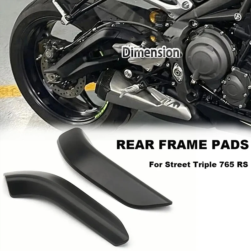 

New Motorcycle Anti-collision Protector Rear Stickers Side Protection Guards For Street Triple 765 RS For STREET TRIPLE 765RS