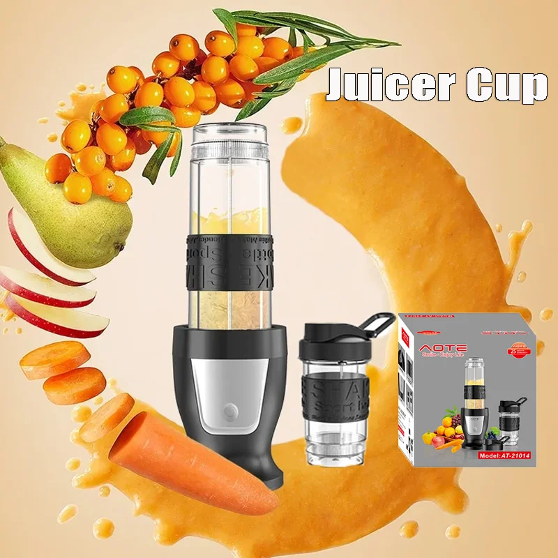 Double Cup Multifunction EU Fruit Mixers Juicers Portable Electric Juicer Blender Fruit Juicer Cup Food Milkshake Juice Maker