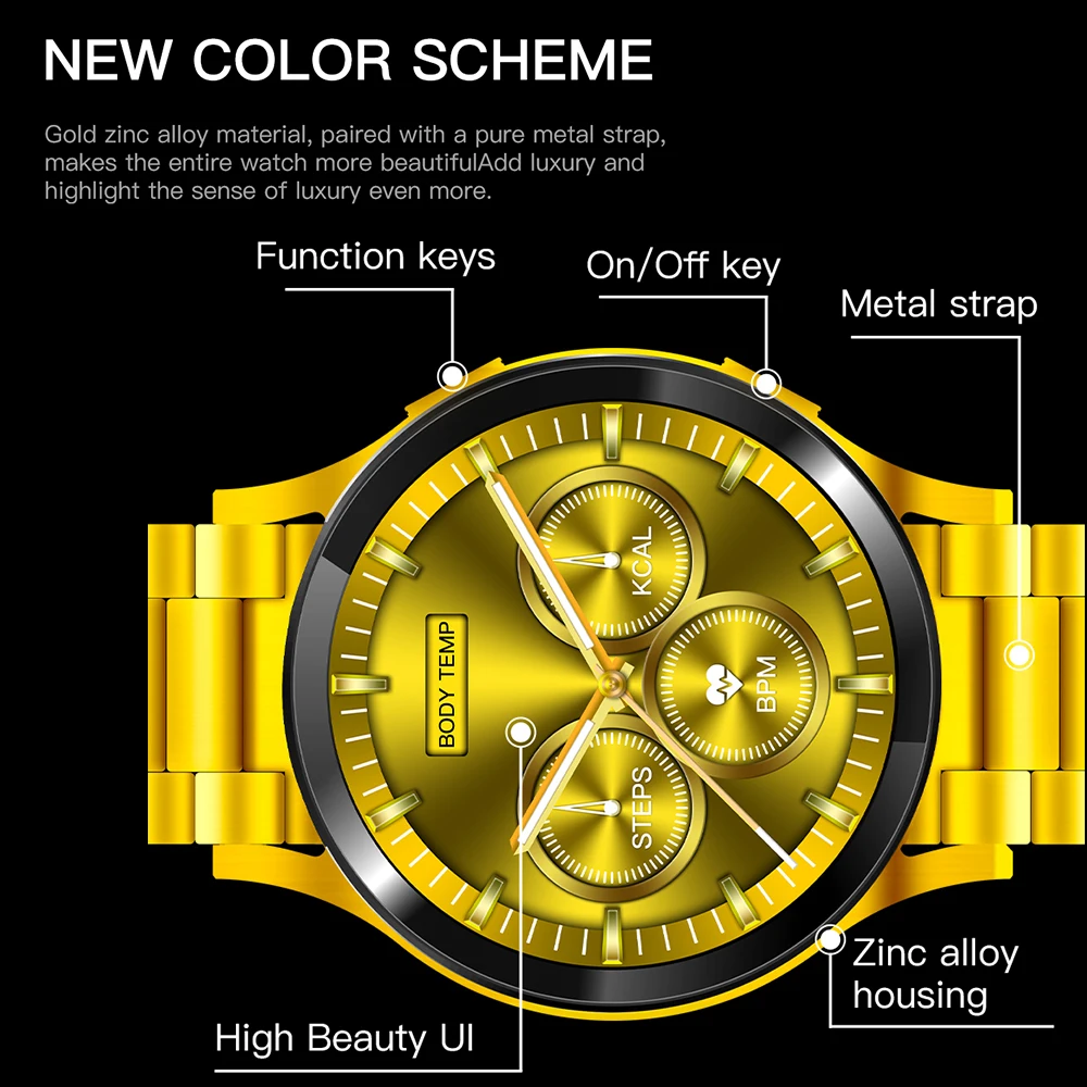 2025 novo 1.39 "homem azul dente chamada relógio inteligente freqüência cardíaca esporte relógios de fitness carga sem fio assistente voz feminino smartwatch