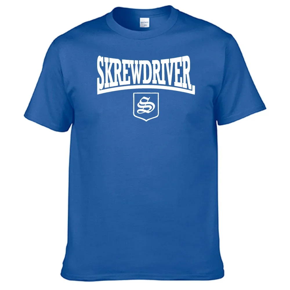 Band Skrew drivers T Shirt 100% Cotton Men Shirt N017