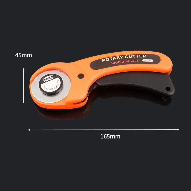 Rotary Cutter for Fabric Card Paper Sewing Quilting Roller Cutting Knife Tailor Scissors Dress Leather Clothes Making DIY Tool