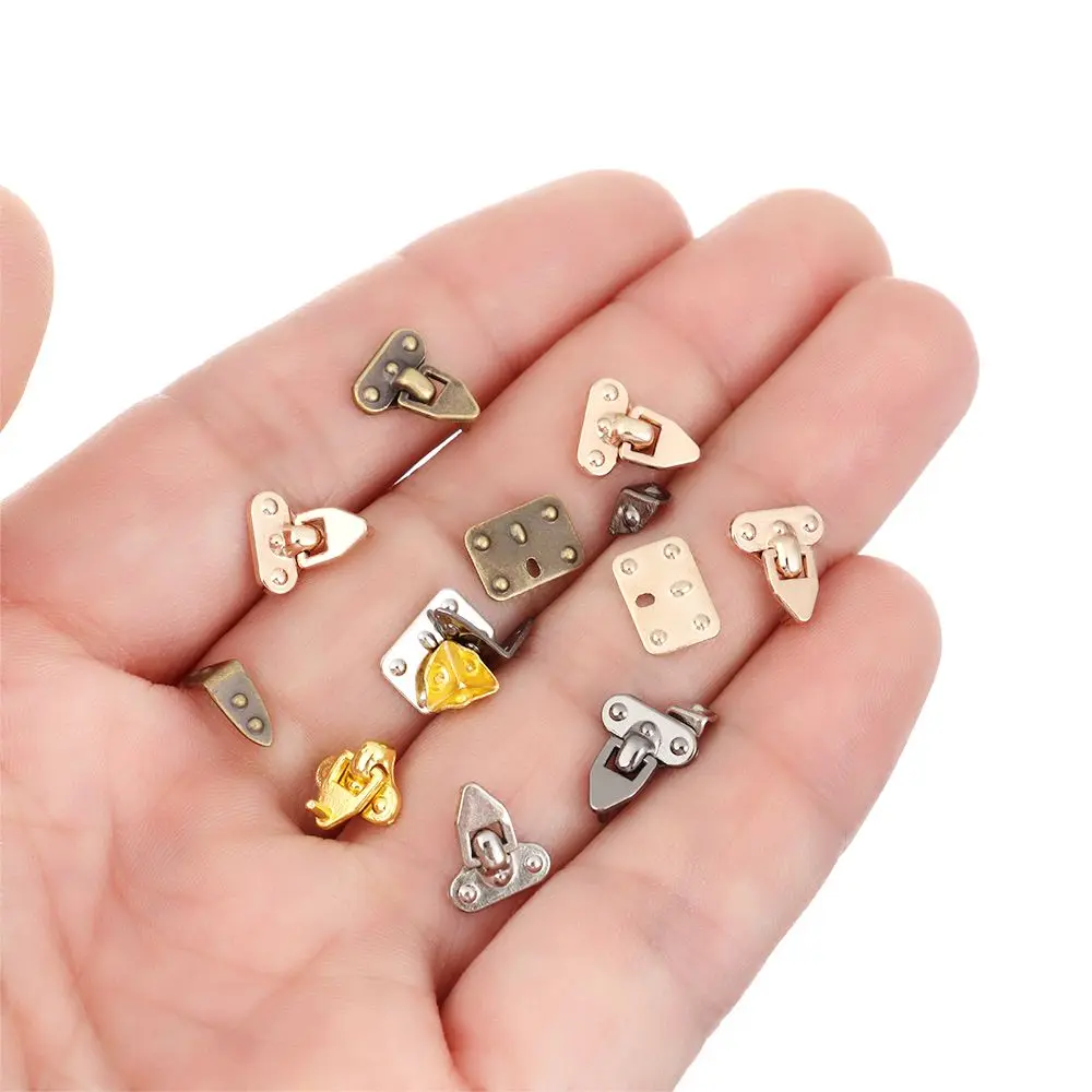 4 個 5 色荷物アクセサリー DIY マニュアルミニメタルクラフトケースコーナープロテクタートランクロックバッグパーツ