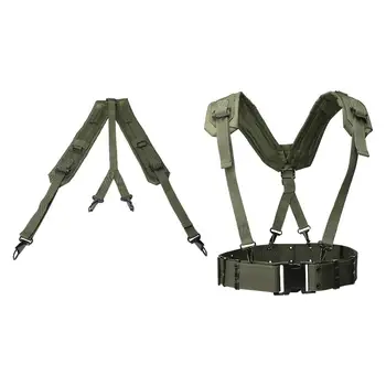 Y 모양의 멜빵 내구성 조절 가능한 벨트 멜빵 남여 Y 멜빵 여행용 스트랩 야외 하이킹 캠핑 배낭