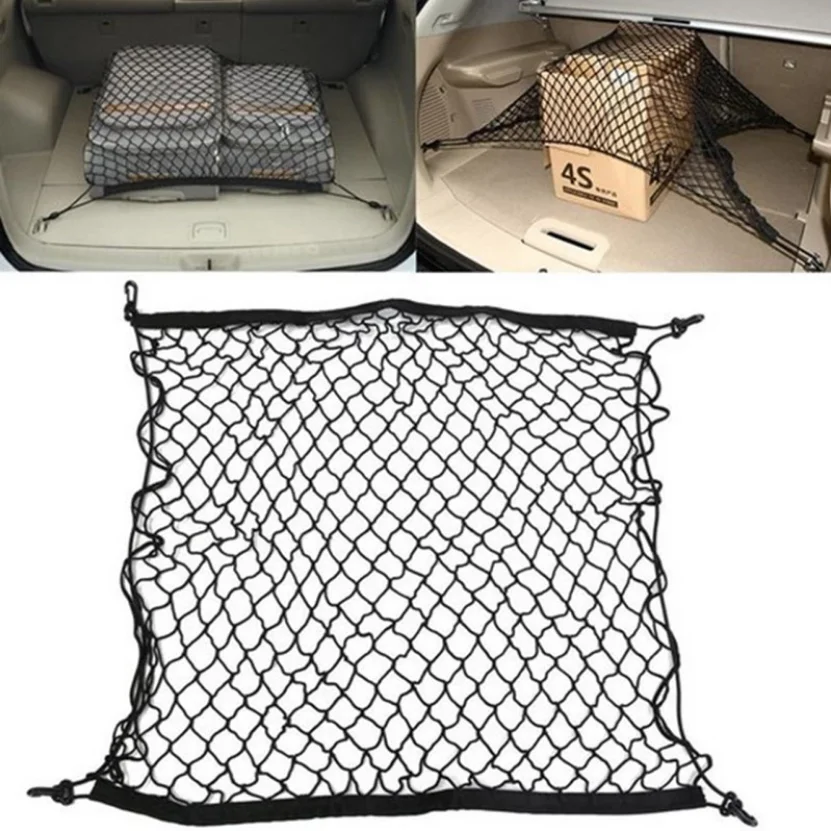 

For Mitsubishi Outlander 2013- 2016-2019 2020 Accessories Rear Trunk Storage Net String Baggage Bag Luggage Cover