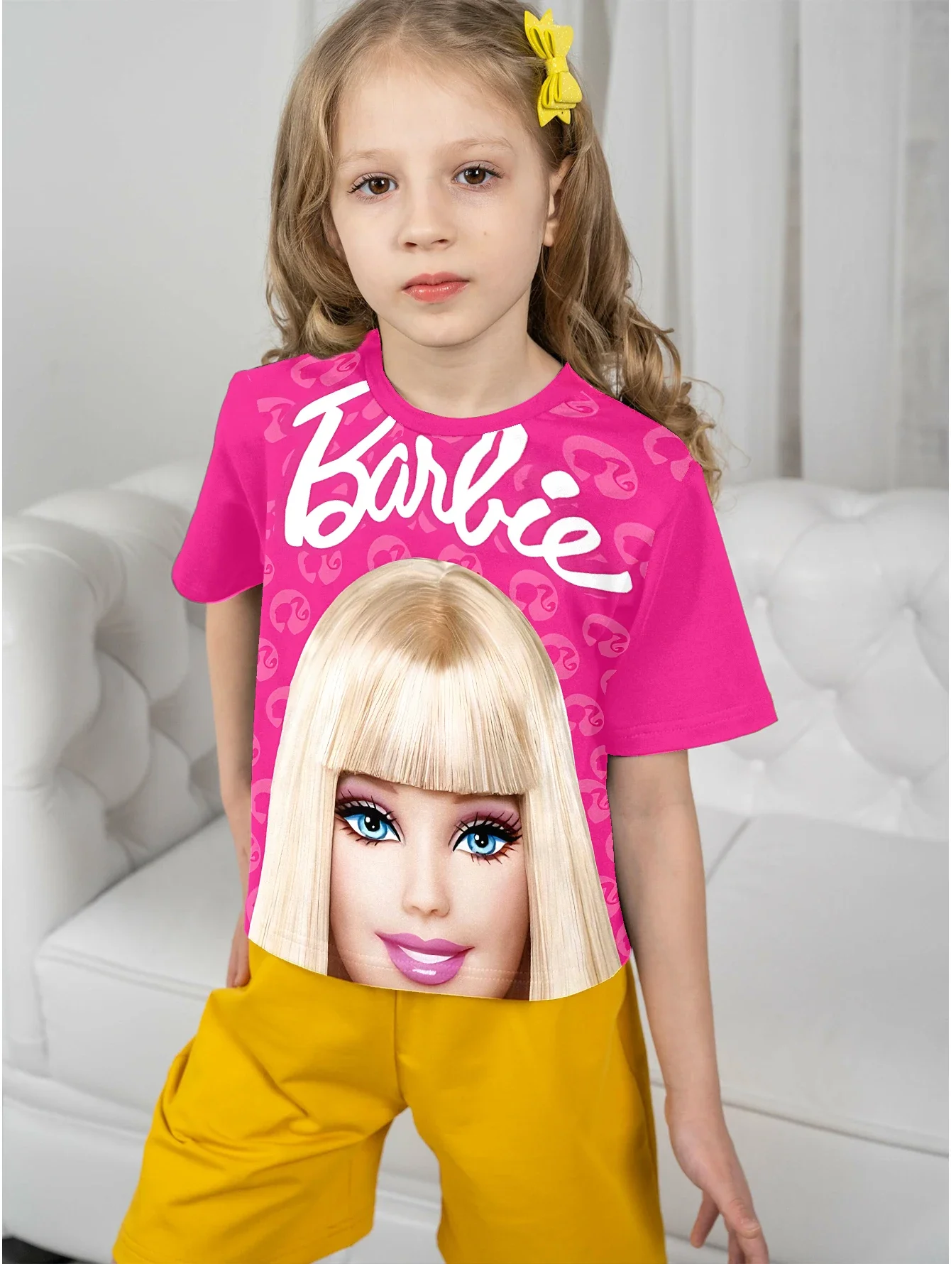 3D Print Pink Lol B-barbies Baby Clothing 5 to 14 Years Male Outdoor Clothes for Children Boy Girl Child T-Shirt Top Shirts