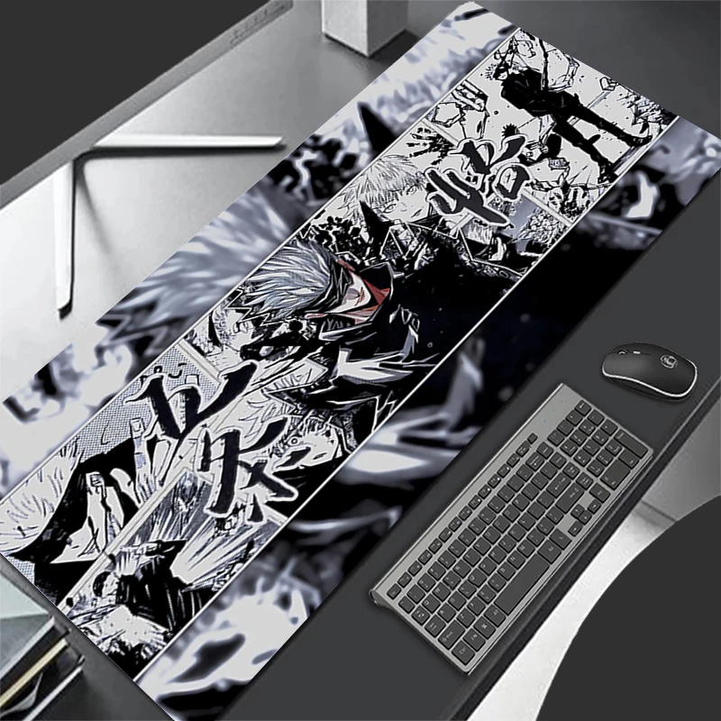 

Mouse Pad jujutsu Kaisen Gojo Gamer PC Computer Large 900x400 XXL Desk mat Keyboard Anime Gaming Accessories Mousepad Carpet