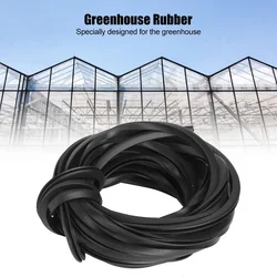 Black Greenhouse Rubber Strip Line Cable Greenhouse Accessories Supplies For Glass Sealing Garden Greenhouse Tool