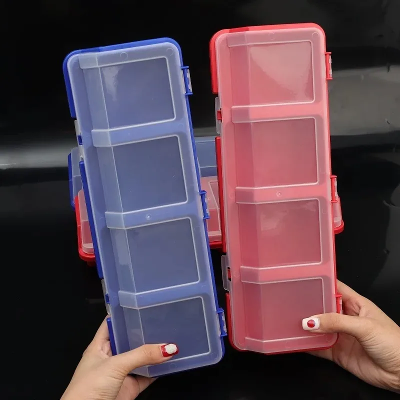 Multi Functional Screw Storage Box Portable Mini Jewelry Sewing Equipment Container Boxes with Lids 4 Compartment Storage Boxes