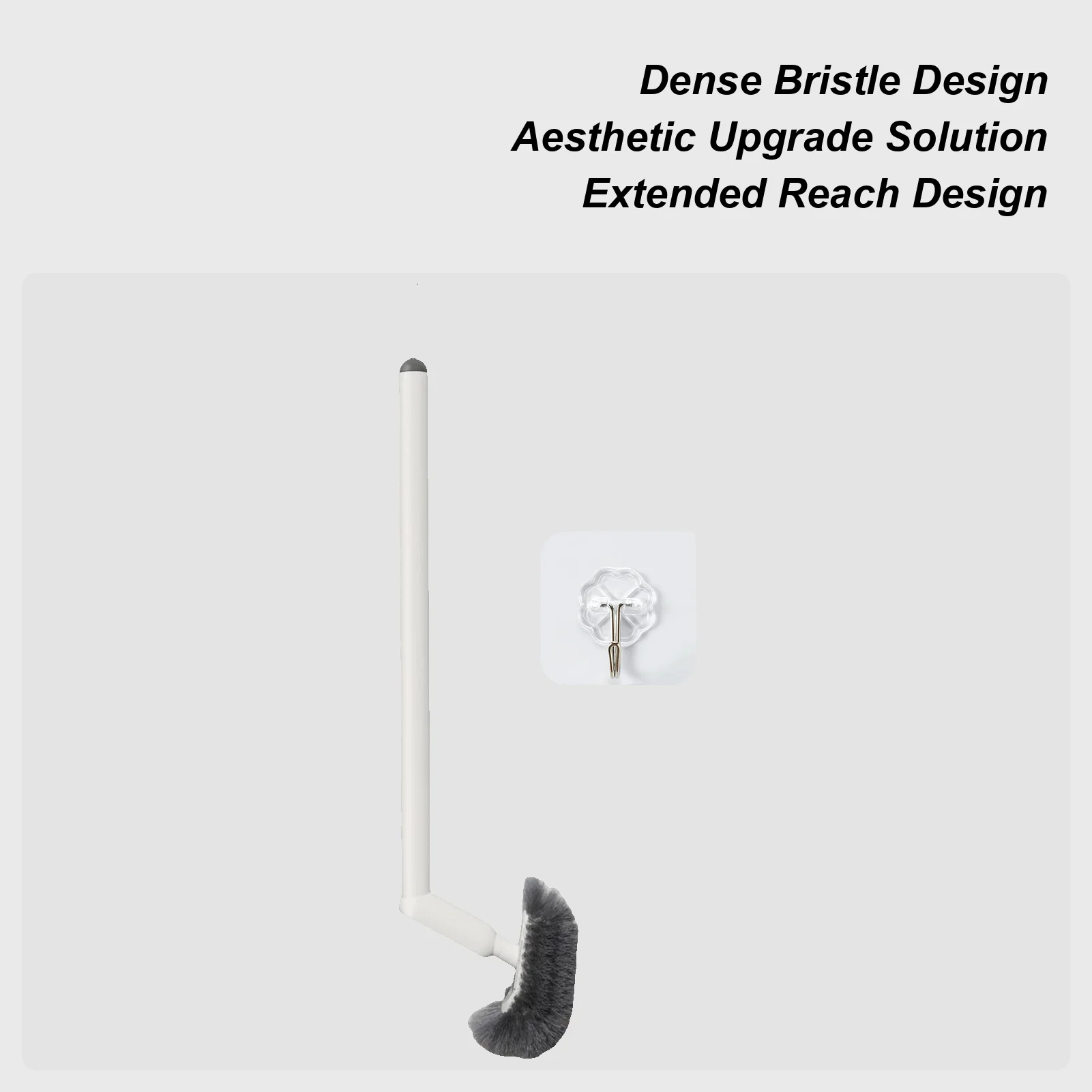 

Toilet Brush Foldable Wall Mount S-Curve Scrubber Bathroom Toilet Brush For Bathroom Indoor Shower Floor Tile Kitchen Sink Tub