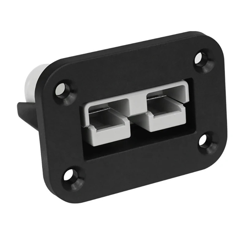 Flush Mount 50 Amp for Anderson Plug Mounting Bracket Panel Cover for Caravan Truck Camper Boat