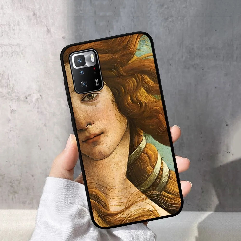 Art Paintings The Birth Of Venus Phone Case For Redmi Note 4 X 5 A 6 7 8 Pro T 9 Pro 9S 10 Pro 11 Pro 11S 11Epro PocoM3pro