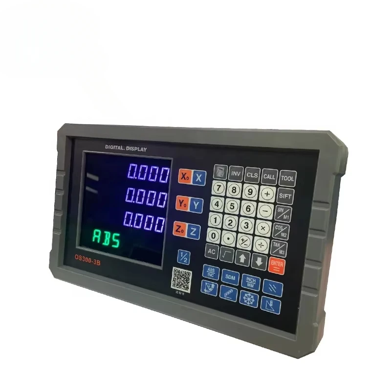 Display a cristalli liquidi del misuratore con display digitale con righello a tre assi