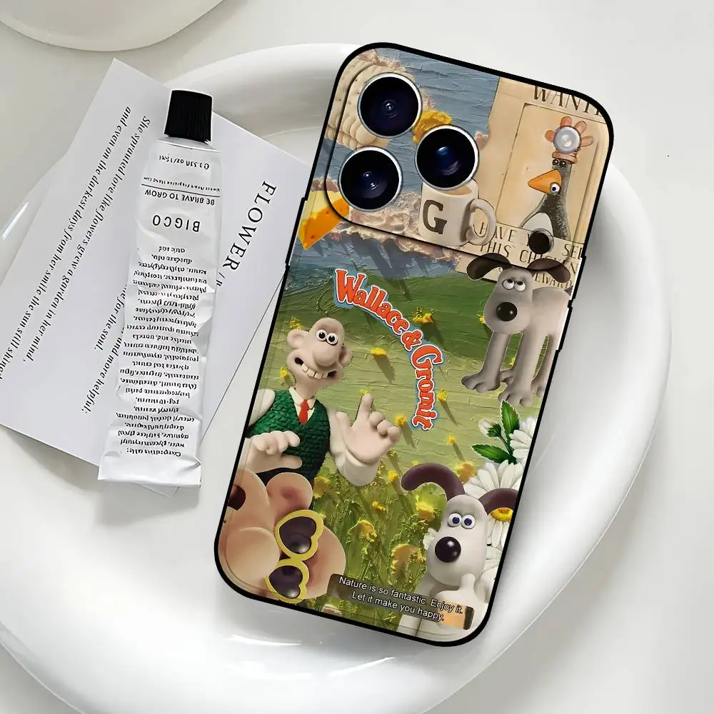 حافظة هاتف D-WallaceS وT-Gromit-Es لهاتف آيفون 17 16 15 11 12 13 14 Pro Max 16 Plus 15Pro MAX