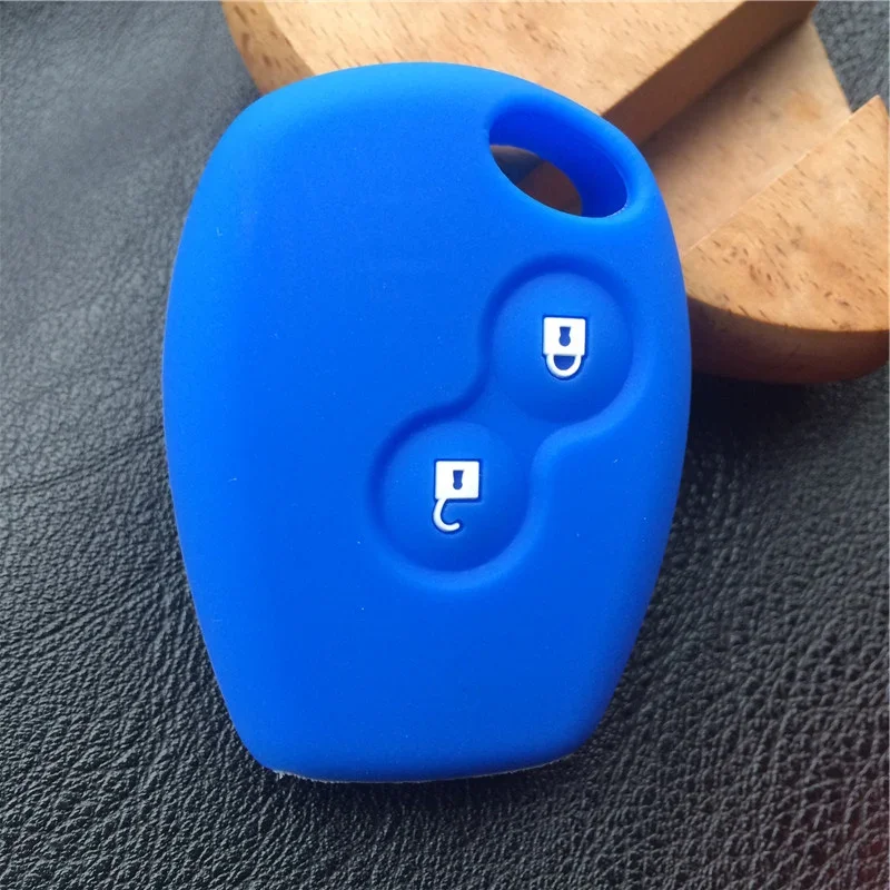 silicone car key case for Renault 2 button Clio Scenic Megane Duster Sandero Captur Twingo Modus remote control cover