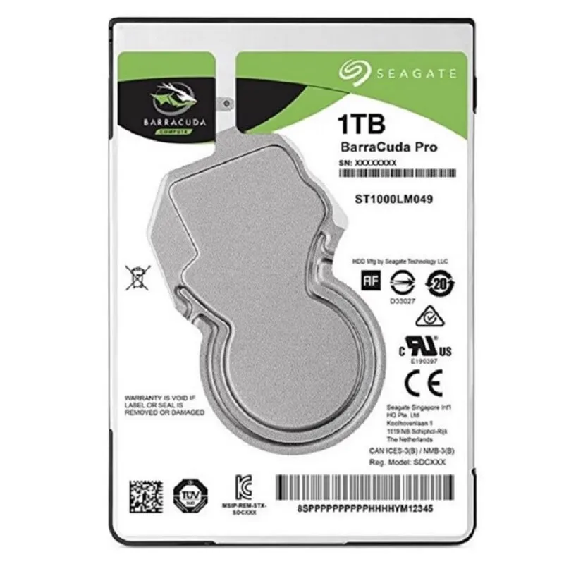 

New Original HDD For Seagate BarraCuda 1TB 2.5" SATA 6 Gb/s 7.2K For Laptop Hard Disk For ST1000LM049