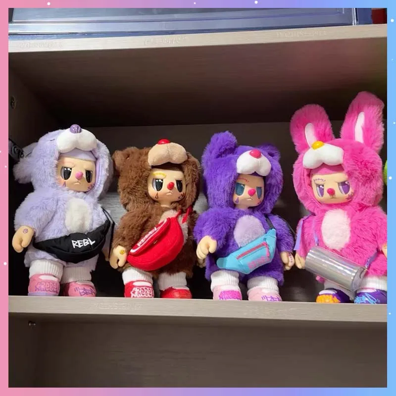 

Genuine Rebel Bear Satchel Series Blind Box Cute Viny Doll Cartoon Kawaii Backpack Bag Keychain Decoration Toy Collection Gift