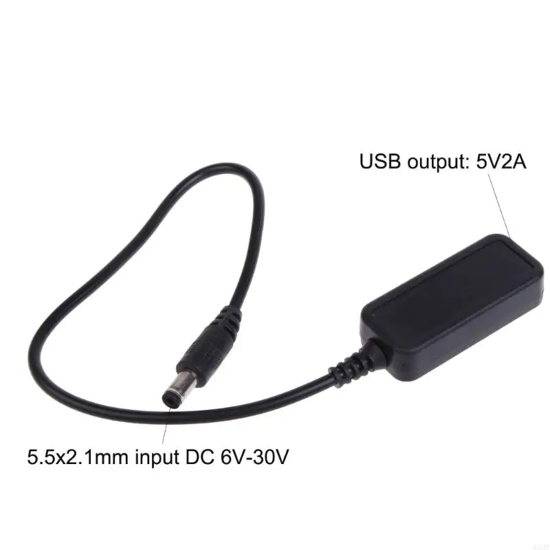 652E 5521 to USB 5V Adapter Male Connector Barrel Power Supply Converter