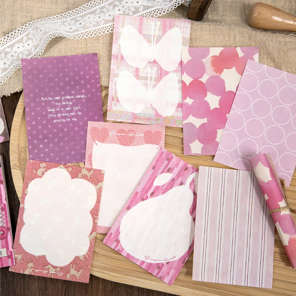 100 sheets Memo Book Light Retro Handbook DIY Base Decoration, Student Memo Notes, Office Supplies, Gifts