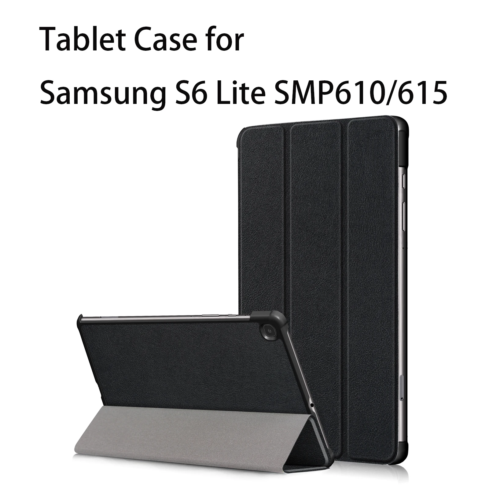 

Чехол для планшета Samsung S6 Lite SMP610/615 10.4 дюйма, защитный (из искусственной кожи, ультратонкий, ударопрочный)