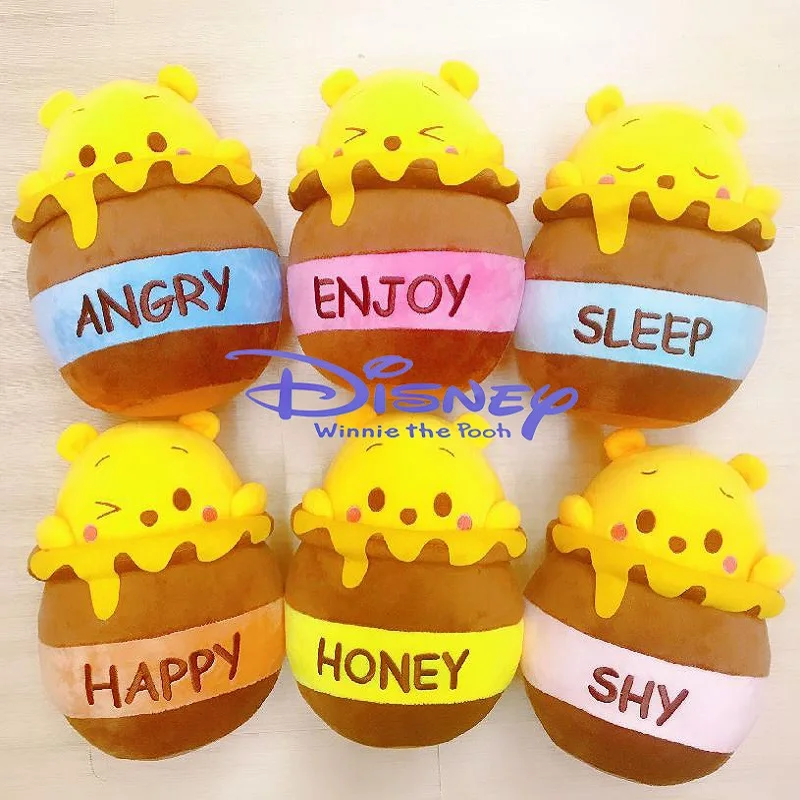 

Disney Kawaii Pooh Bear Hold The Honeypot Stuffed Plush Toys Soft Cute Winnie The Pooh Plush Doll Lovely Gifts For Children Kids