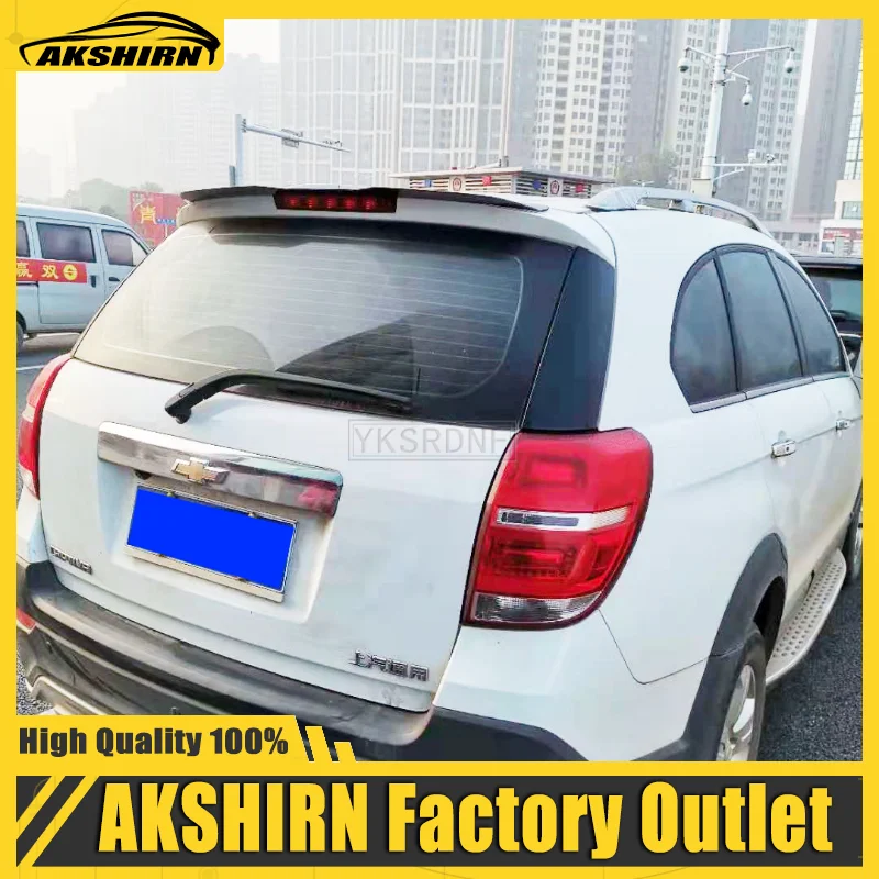 For Chevrolet Captiva  hatchback 2013-2018 spoiler High Quality ABS Material Car Rear Wing Primer Color spoiler