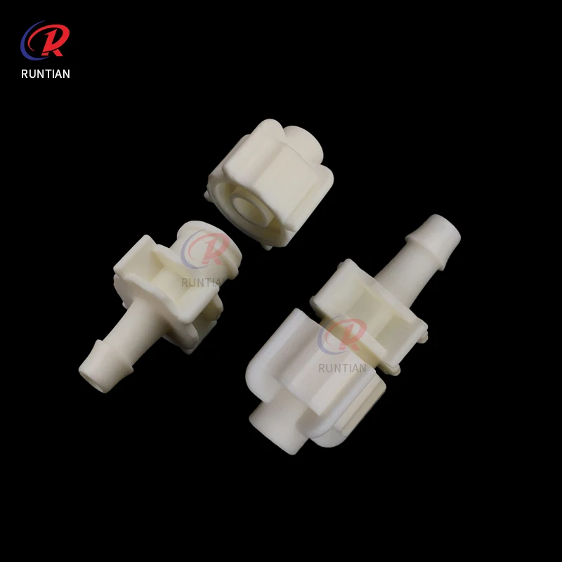 2pcs original Connector for Starfire SG1024 Printhead Φ8mm Luer Joint for Flora Gongzhen Wit-color Inkjet Priner