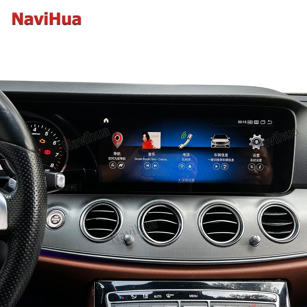 

New Design 12.3" IPS Screen Car DVD Player Android Auto Radio GPS Navigation for Mercedes Benz E Class 2011-2019