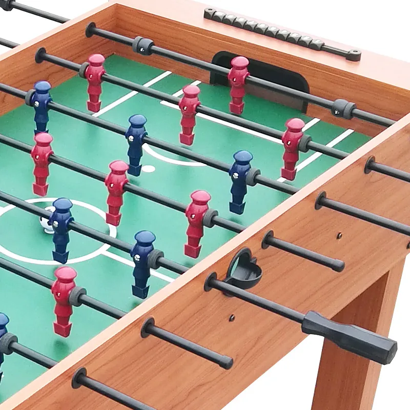 

2026Indoor Multifunctional Pool Table Game Large Wood Grain Table Football Machine 136cm Long 8-pole Soccer Table