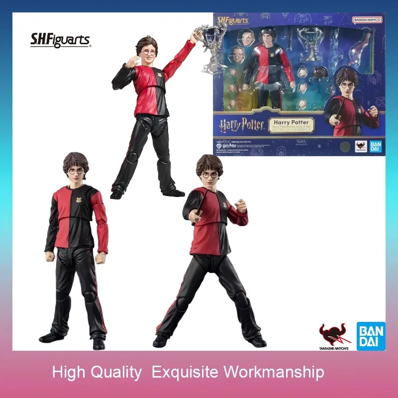 In Stock 100% Official Bandai SHF Harry Potter Harry Potter And The Goblet Of Fire Action Figure Collectible Model Not Bootleg