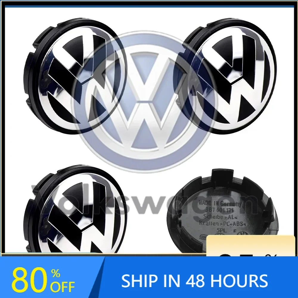 

Car Sticker For VOLKSWAGEN 4PCS 55mm/60mm/63mm/65mm/Car Styling Wheel Center Cap Hub Covers Badge Accessories For VW Volkswagen