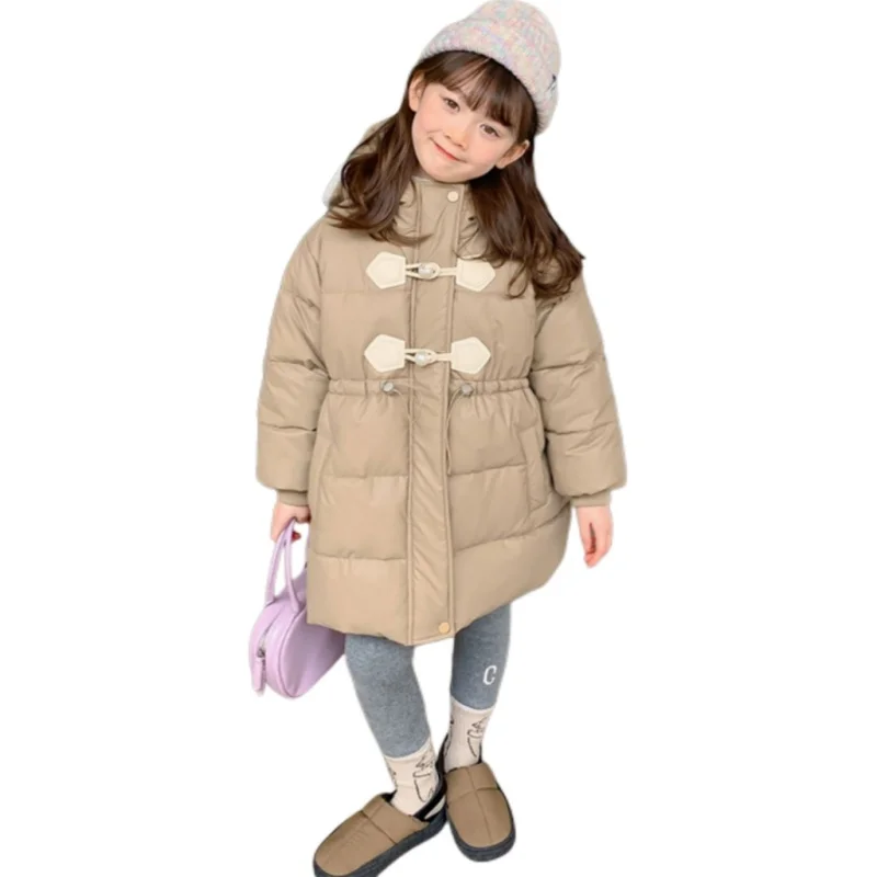 女の子のための暖かい綿のウインドブレーカージャケット,10代の若者のための服,アウターウェア,コート,オーバーコート,学校,スポーツ,秋,冬,新しい,2022