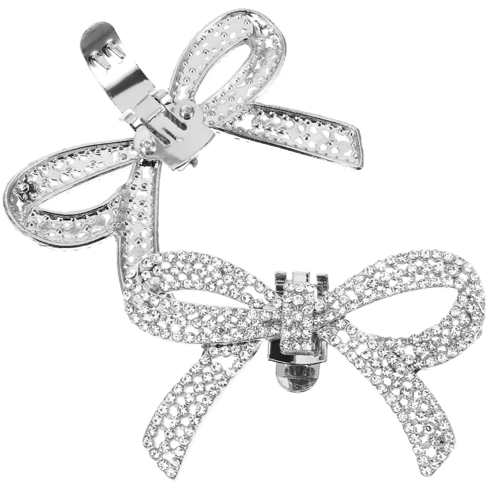 

Rhinestone Shoe Clips Decorative Buckles Elegant Silver Wedding Accessories Removable Embellishments For Women Shoes DZ1