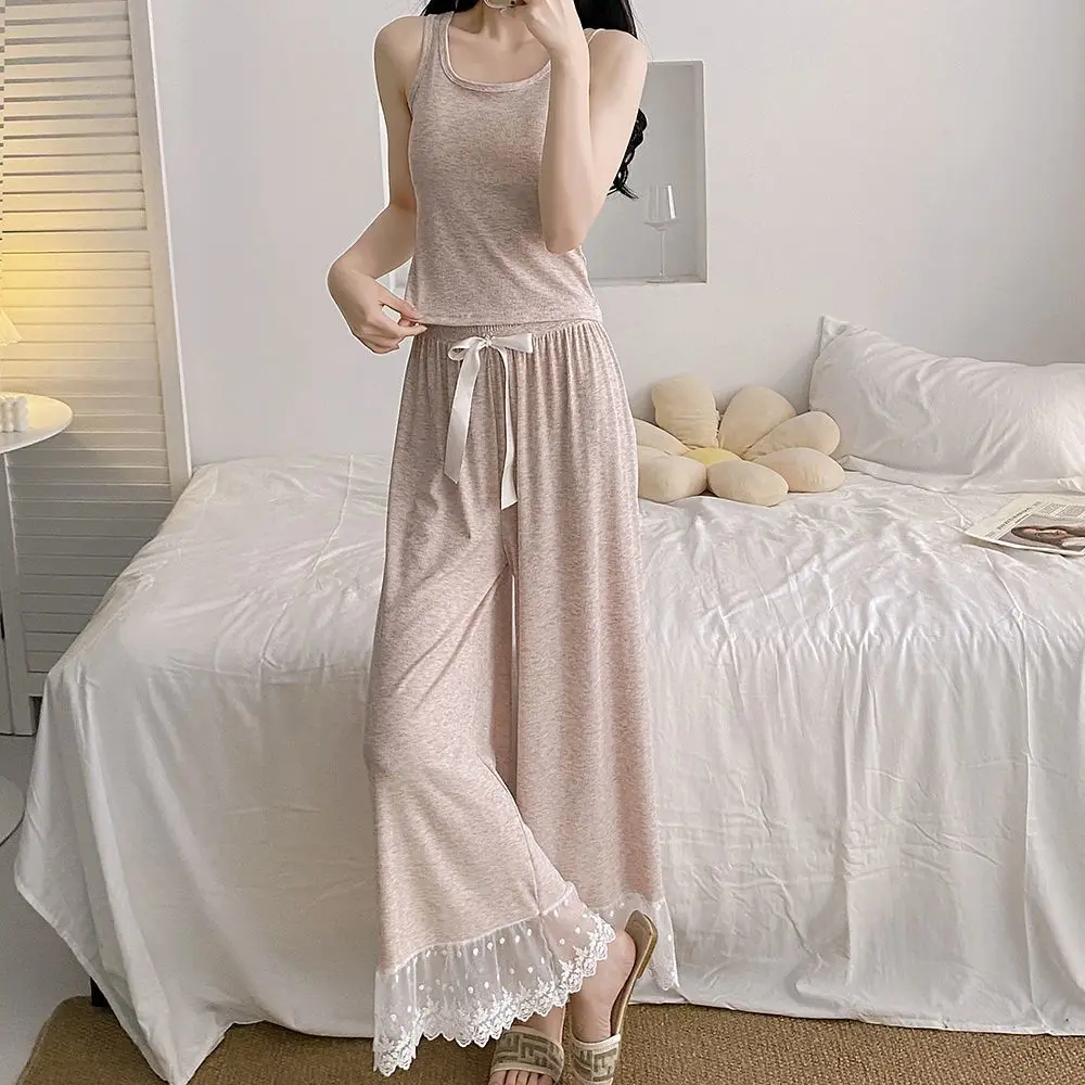 

2Pcs Pajama Set for Women Sleepwear Sexy Strap Vest Top Nightwear Pijamas Sexy Lingerie Sleep Shorts Set Sleepwear