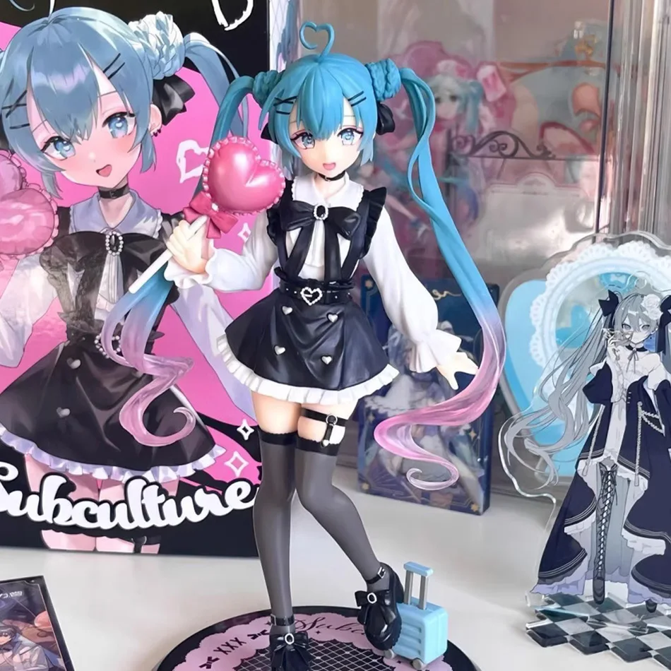Sexy Mädchen Hatsune Miku Anime Figur Mode Subclture Miku Action Figure Weihnachten Geschenk PVC Sammlung Modell Puppe Spielzeug