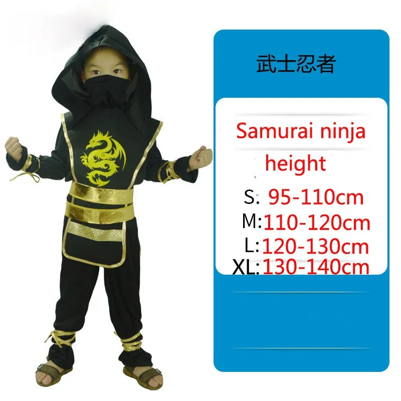 Japanese Samurai Cosplay Clothing Stage Performance Costume Halloween Carnival Party Masquerade Costume