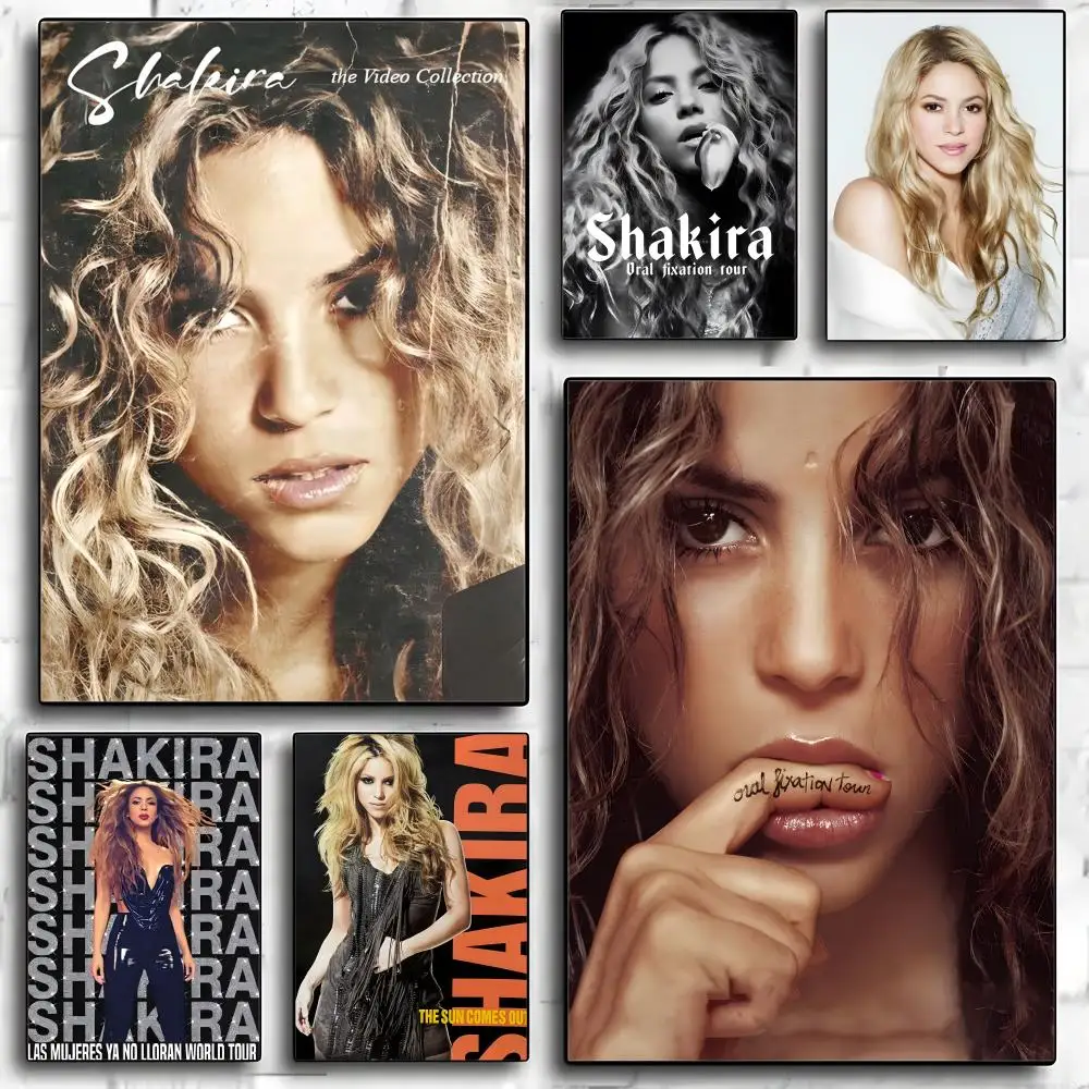 Singer S-Shakira Poster HD art sticky wall waterproof home l