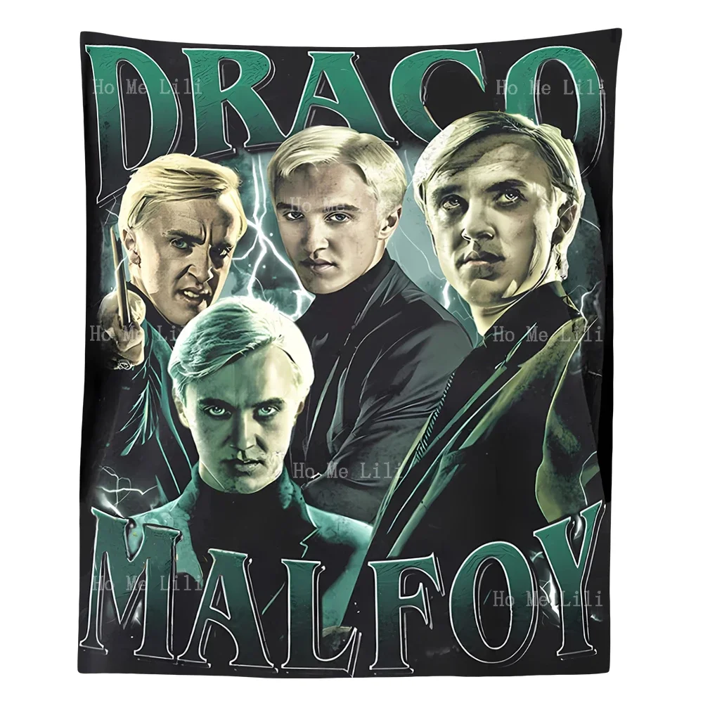 Draco Malfoy Vintage Tapestry Wall Hanging For Bedroom Living Room Modern Fashion Design Tapestries