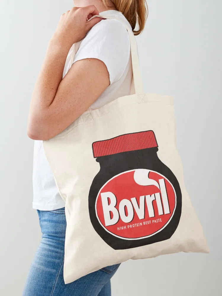 Bovril Illustration Tote Bag Cloth bags woman shopping bag Handbags women Reusable bags