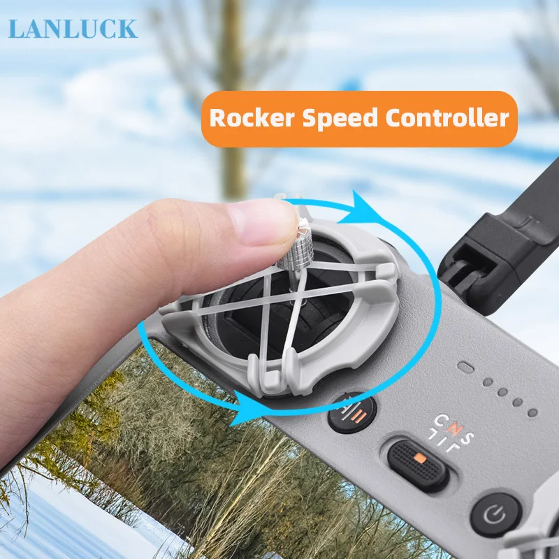 Rocker Speed Controller for DJI Mini 4 Pro/ Air 3 RC 2 Joystick Holder for DJI Mini 3 Pro RC Remote Mount Accessory