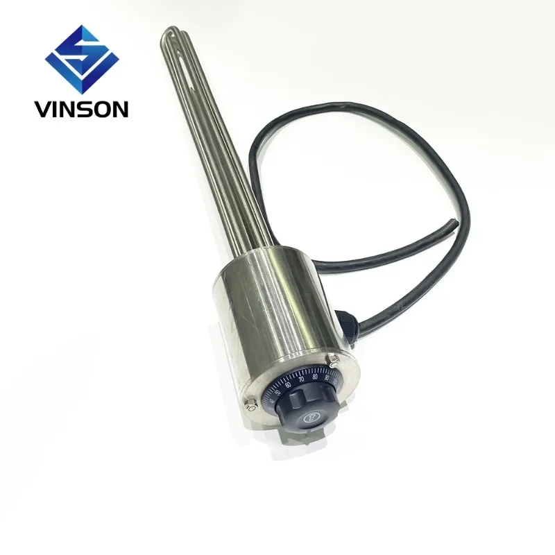 48V 110V 220V 1kw/2kw/3kw Industrial Water Boiler Immersion Heater with Adjustable Thermostat