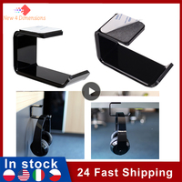1~10PCS Headphone Bracket Hanger Wall Hook Under Desk Wall Mounted Headset Holder Sticky Acrylic Hook Earphone Display Stand