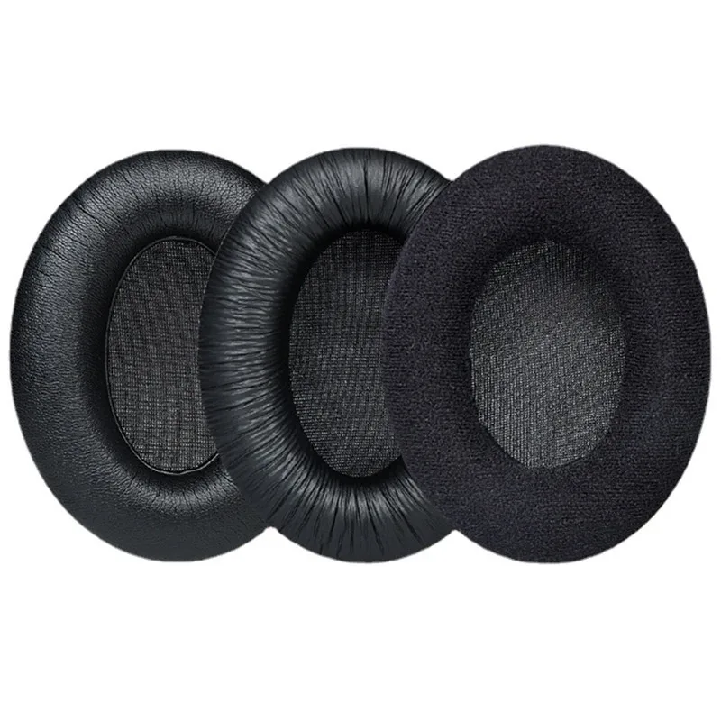 1 Pair Velvet Fabric Wrinkled Leather Ear Pads or Headband For Sennheiser HD201 HD201S HD180 Headphones Earmuffs Ear Cushion