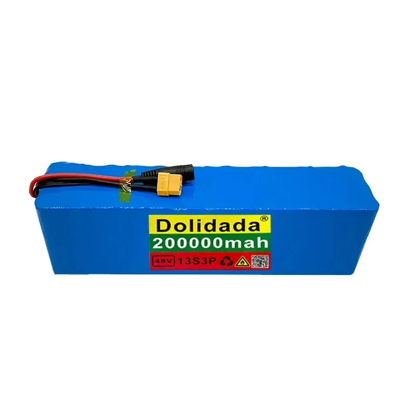 NEW 48V200ah 13S3P 48V Lithium Ion Battery 200Ah, for 54.6V Electric Bicycle Electric Scooter, with Reinforced Bms