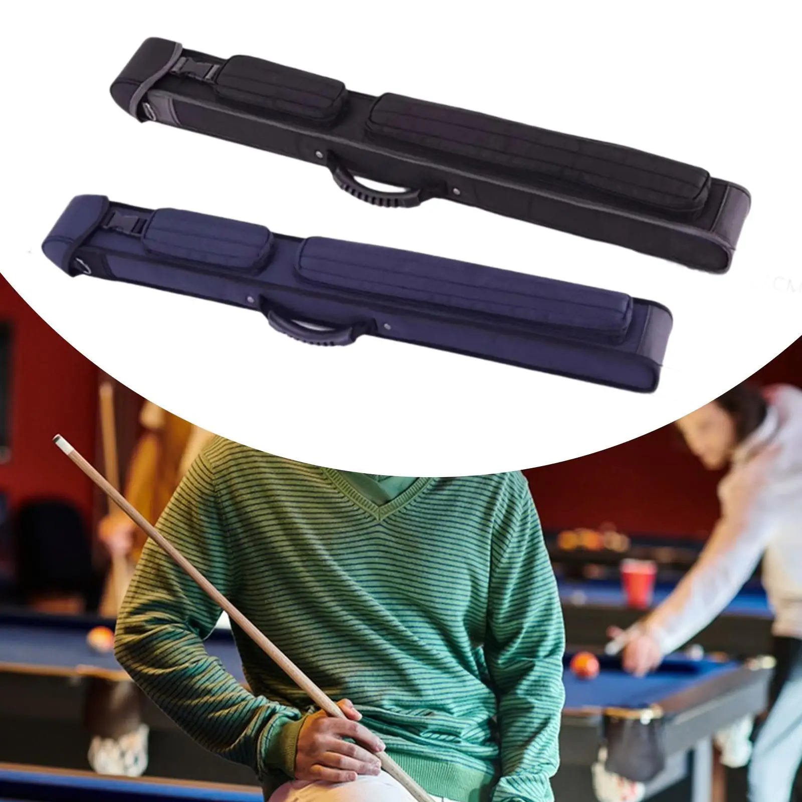 Pool Cue Case Billiards Accessories Shoulder Bag for Women Travel Indoor