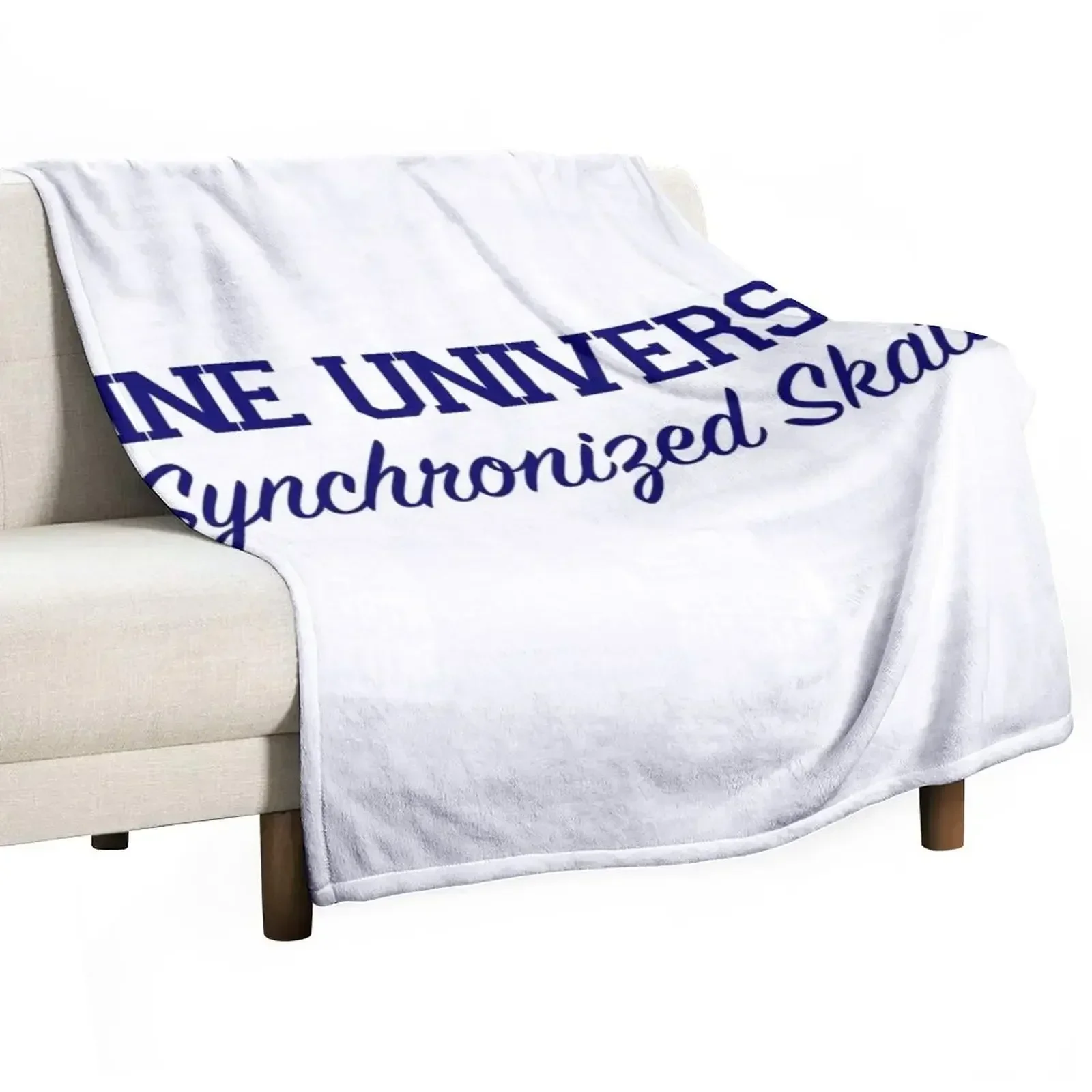 Trine University Synchronized Skating Throw Blanket warm for winter Thin Blankets