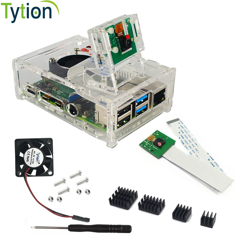 Raspberry Pi 4 B Case Supporting Camera Installation With Raspberry Pi 4 B Case Supporting Camera Installation With